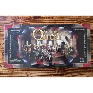 The Constitution Quest Board game 100% Complete, New Sealed In Box